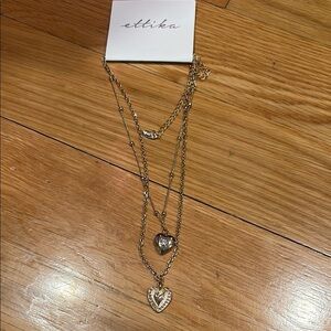 Ettika Gold Heart Necklace